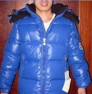 moncler blue bubble coat