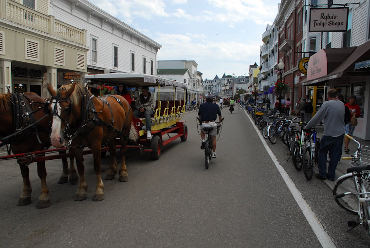 Only Horses and Bikes Allowed on Mackinac Island