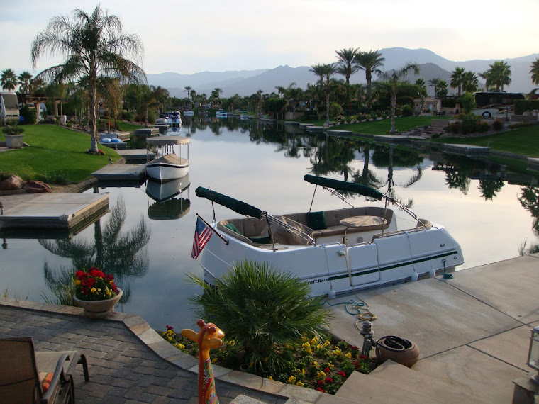 Boat Dock Comes With Each Water Lot in Indio