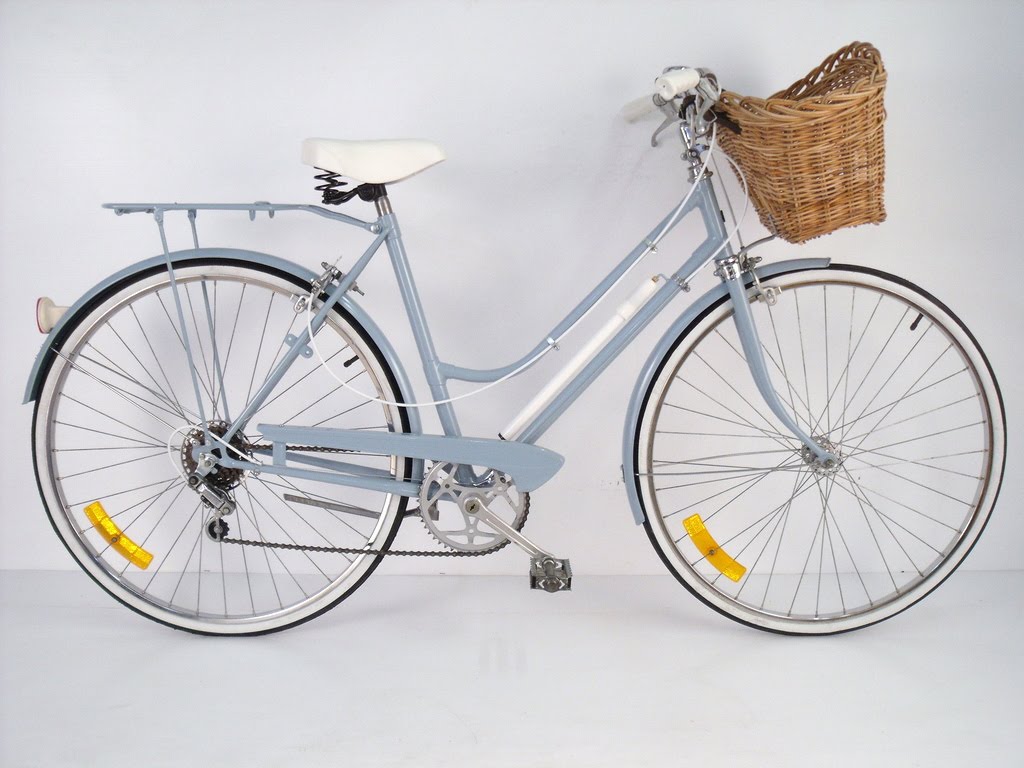 Vintage Bicycle With Basket 56