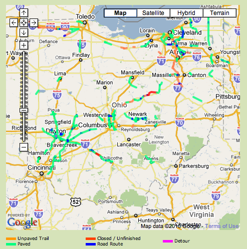 Ohio Bikeways Website