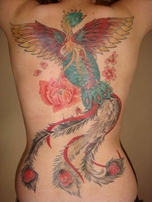 Tattoo Burung Merak - Phoenix Tattoo