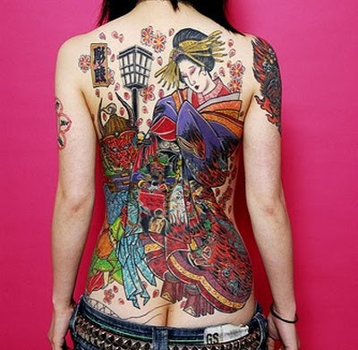 Tattoo Jepang Wanita - Japanese Tattoo
