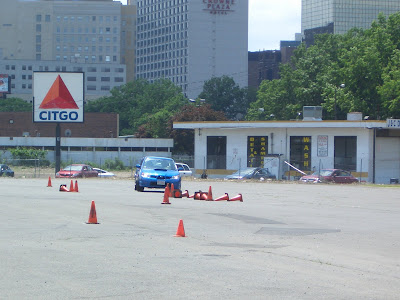 Autocross and CITGO sign