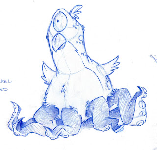 Westin's Blog of Cartoon Nonsense: Octo-Chicken!