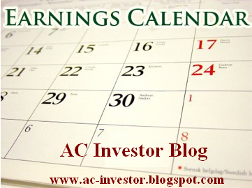 US stocks Earnings Calendar for next week - AC Investor Blog
