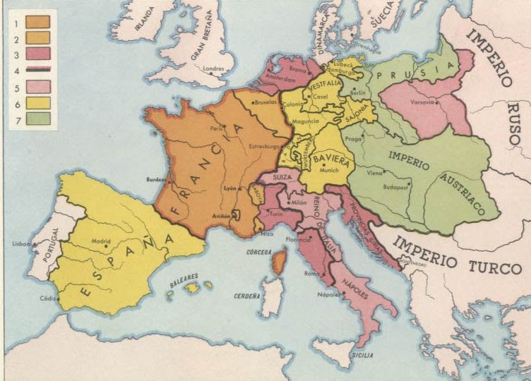 El pasado del tiempo Mapas de Europa en el siglo XIX El pasado del tiempo Mapas de Europa en el siglo XIX