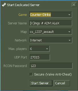 KingsAlex: TUTORIAL COMO FAZER UM SERVER PELO DEDICATED SERVER