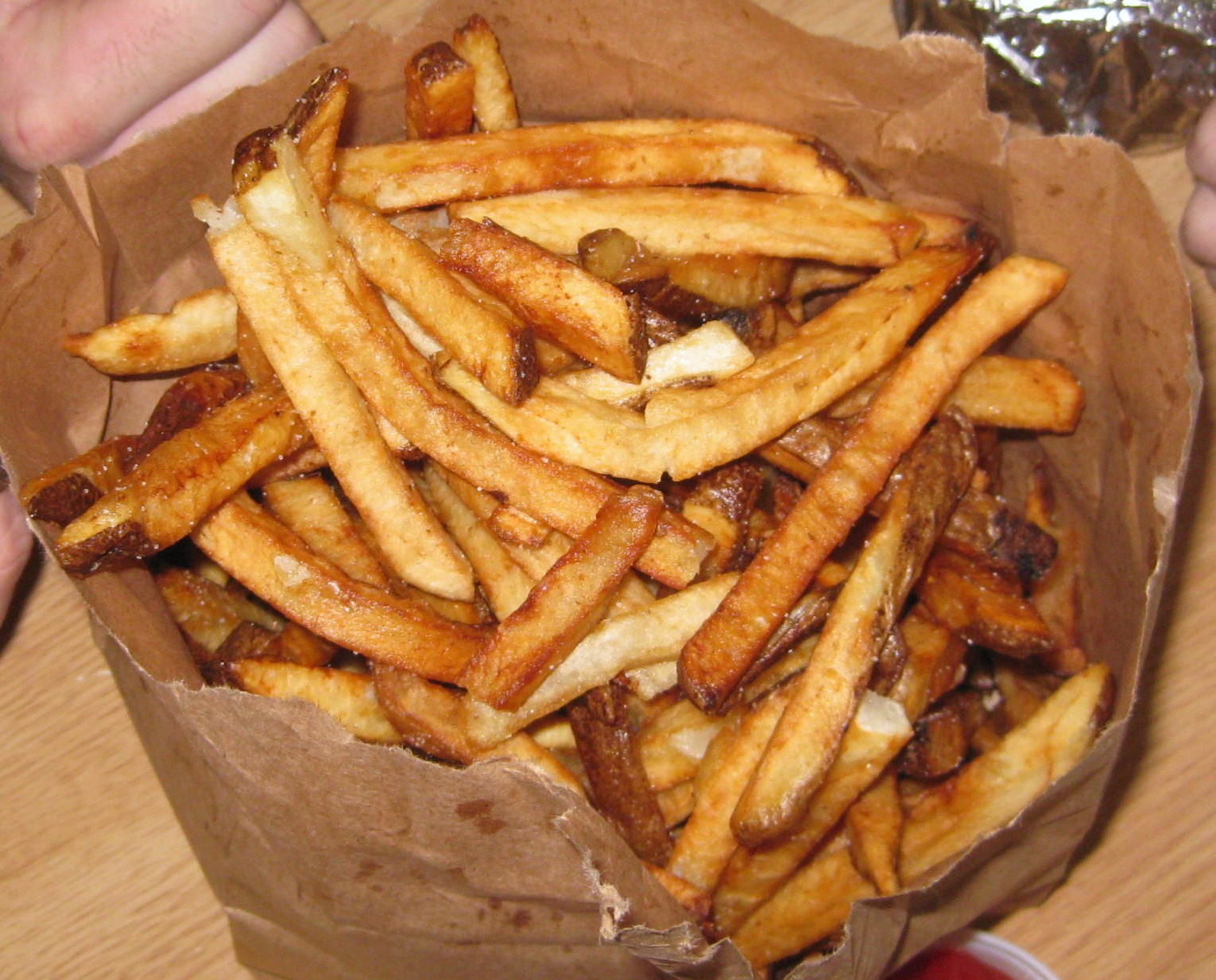 The Joyful Table Dining Out Five Guys Famous Burgers and Fries