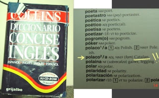 Polonesos i catalans, segons el Collins