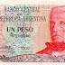 El peso argentino  $a 1: $ley 10.000