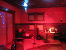 the stage at Shadows, Taos, NM