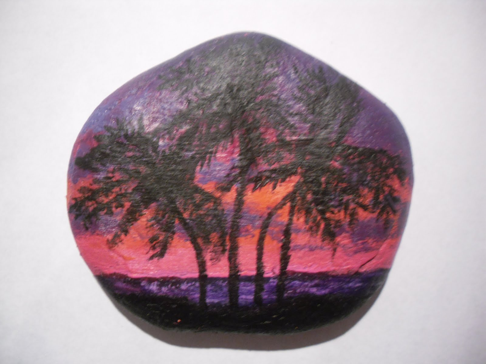 un color, una sensacion: Proyecto fin de curso: pintura sobre piedra