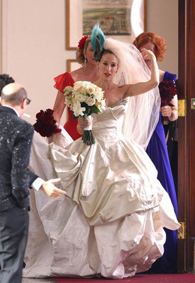 vivienne westwood wedding dress. Carrie Bradshaw#39;s wedding