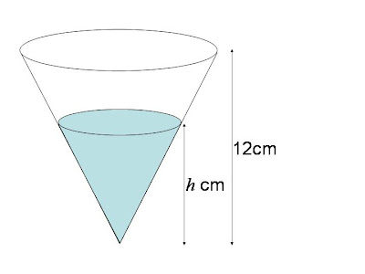 Bedok Town Math Blog (Sec 3E): Math Riddle 1: Cone paper cups