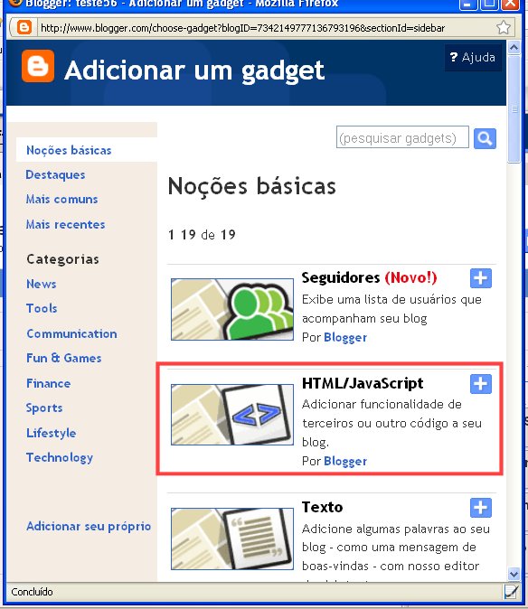 Código para colocar fundo em seu blog