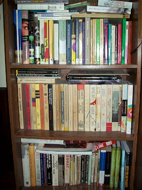A few books upon the shelf.
