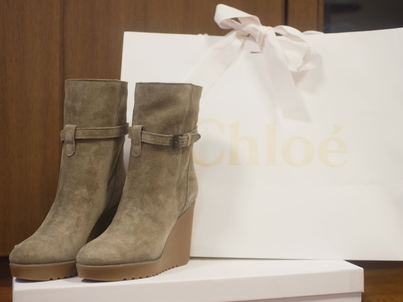 まっくの日記: CHLOEのブーツをサプライズプレゼント