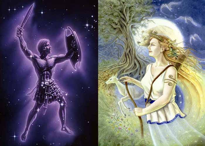 Yunan Mitolojisi - Greek Mythology: ARTEMIS VE BÜYÜK AŞKI ORION