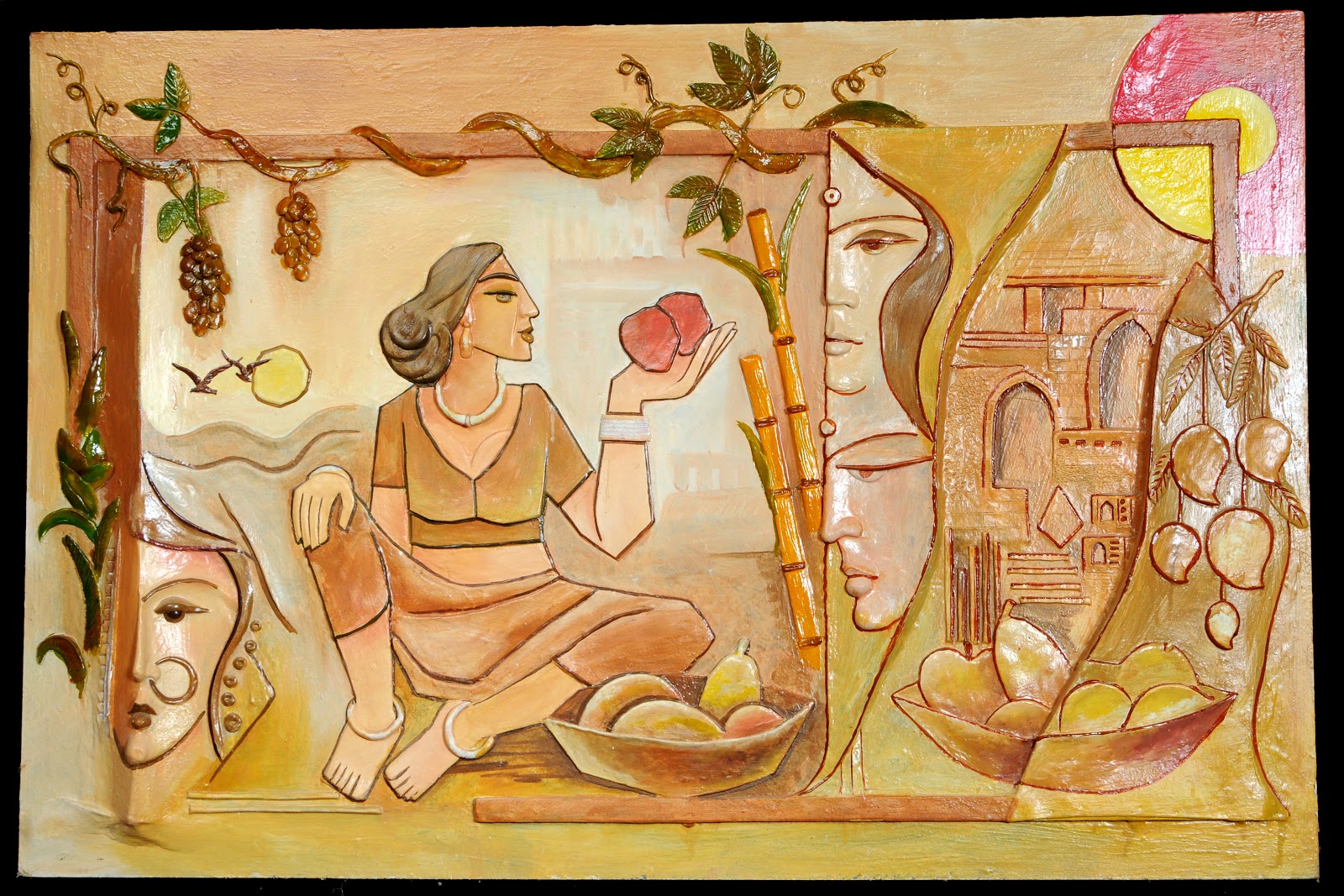 Muralidhar's creations Gallery Clay Paintings