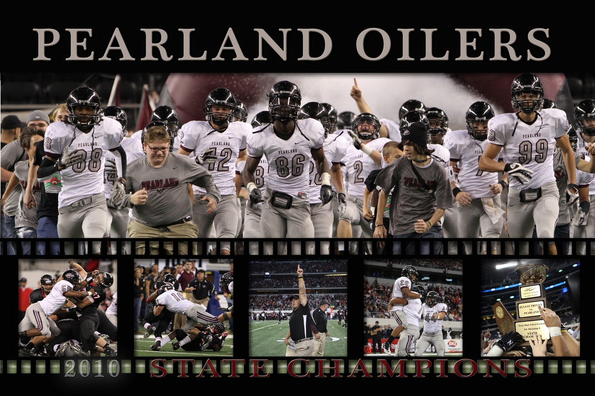 MannyG Photography Pearland Oilers 2010 State Champions Sticker