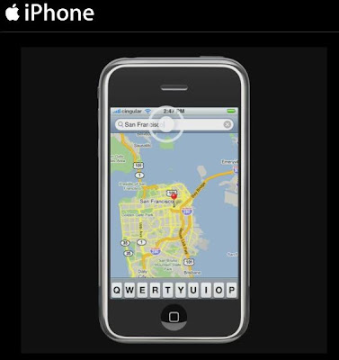 iPhone with Google Maps