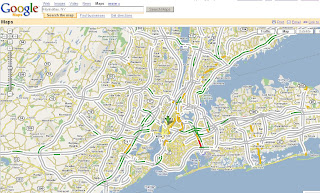 Google Maps Live Traffic Overlay New York