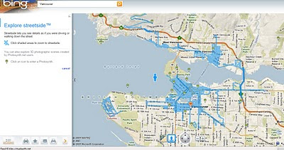 Streetside Bing Maps Vancouver