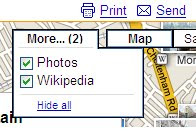 Google Maps More and Explore Location