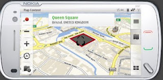 Ovi Maps Beta Example Polygon Bristol,UK