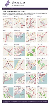 Isle of Man Maps Places (OpenStreetMap Series)