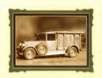 1928 Cunningham Carved Panel Hearse ~