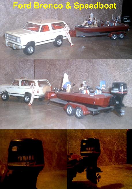 Ford Bronco & Speedboat ~