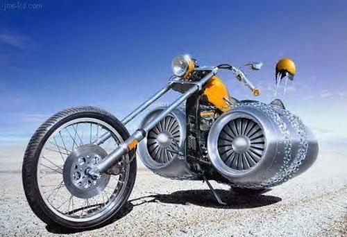 Speaking of bikers...the fastest cycle on earth