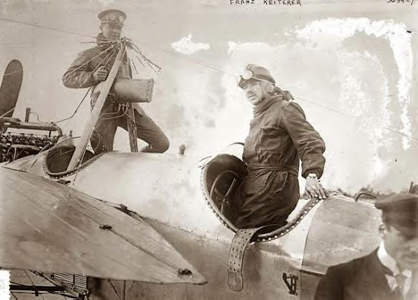 Franz Reiterer. German aviator