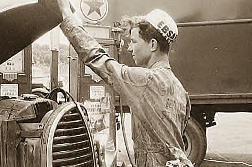 Gas Station Attendant, US 1, NY Ave., Washington DC, 1940