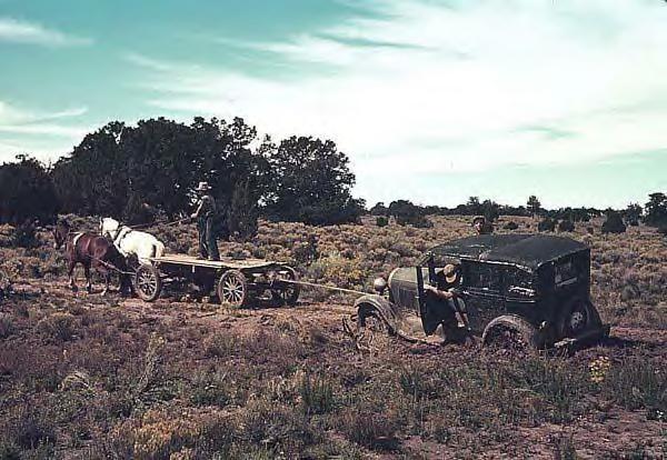 Stuck in Mud, Pie Town, N.M., 1940