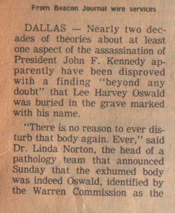 Oswald Autopsy Articles 1
