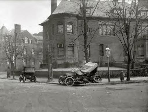 Photo-1: 1917 car wreck at Massachusetts Avenue