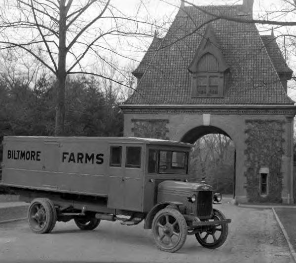 Biltmore Dairy Farms truck. 1920