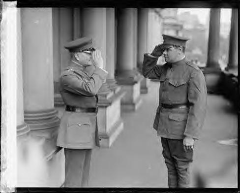 General George Pershing & Pvt. Babe Ruth 1924