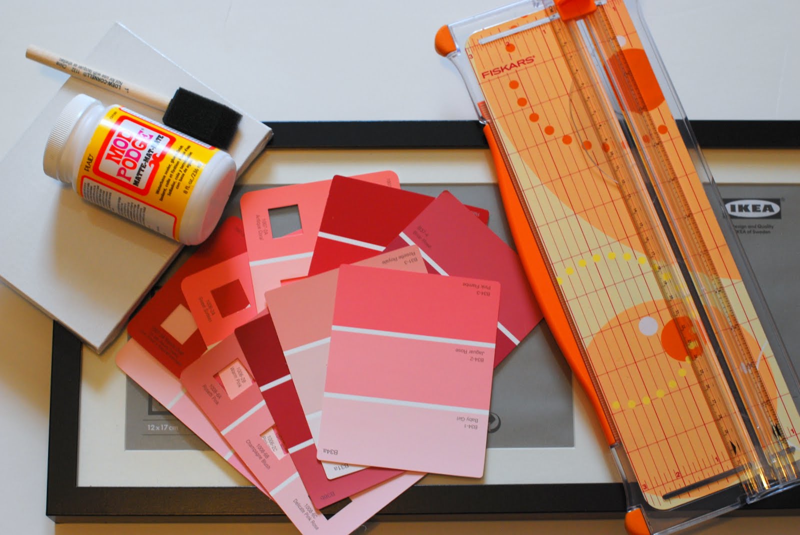 wRIte iT DOwN Valentine Crafting From Paint Sample Cards