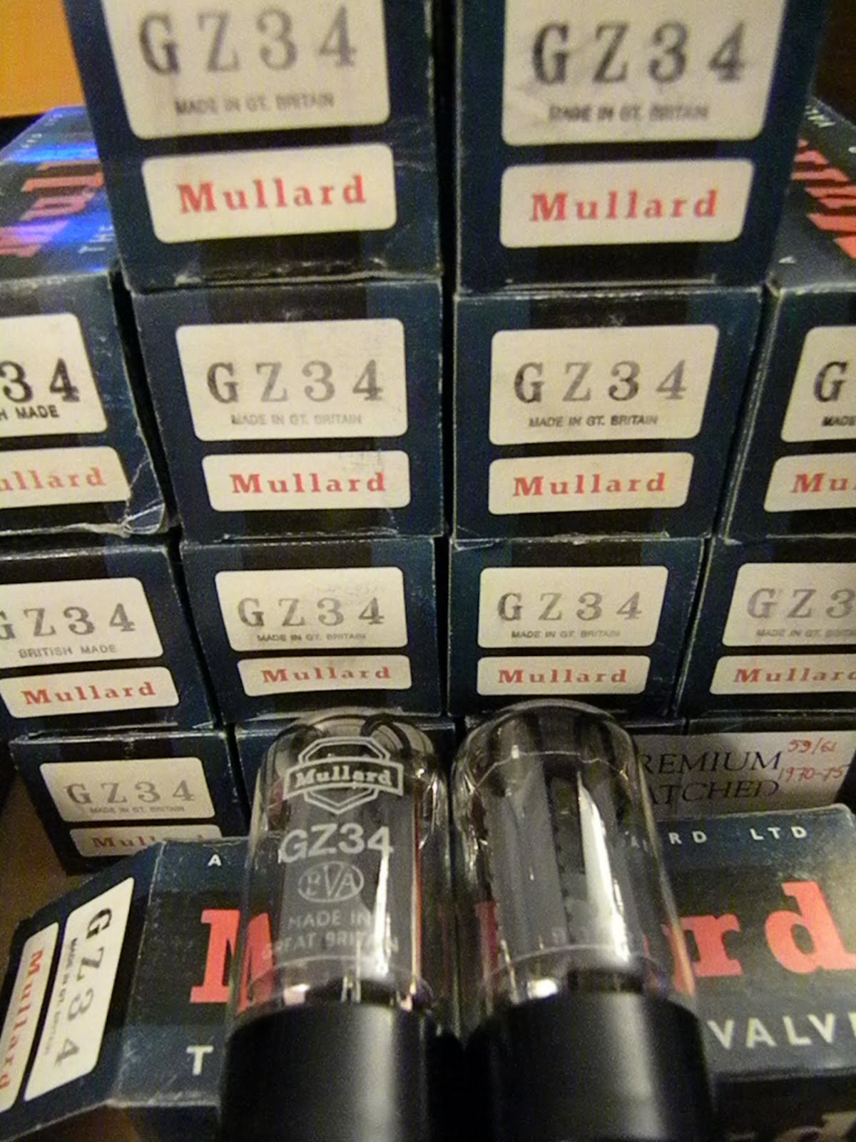 NOS Tube Store: Mullard GZ34/5AR4