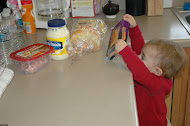 Helping with lunch.