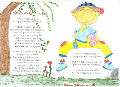 Mis alumnos de tercero: Cómo se dibuja un niño .Gloria Fuertes