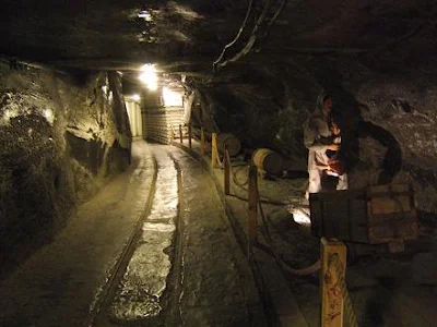 inside the Wieliczka Salt Mine