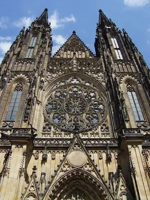 outside view of St. Vitus Cathedral, Prague