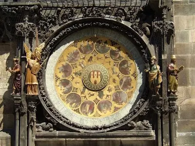 calender dial of Astronomical Clock in Prague