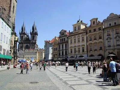 Church of Our Lady before Týn at the Old Town Square in Prague