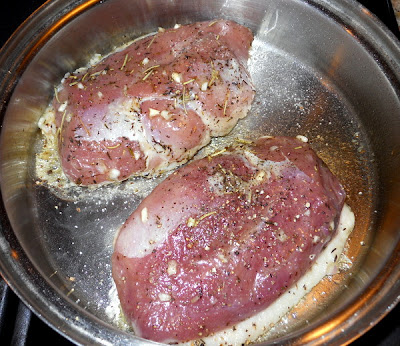 pan seared duck breasts